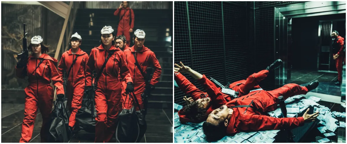 7 Fakta menarik Money Heist: Korea-Joint Economic Area, topengnya unik