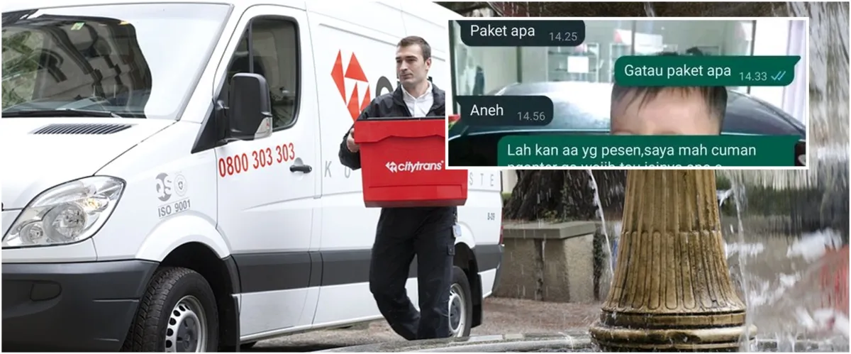 11 Chat balasan penerima paket saat ditanya alamat rumah, bikin ngakak