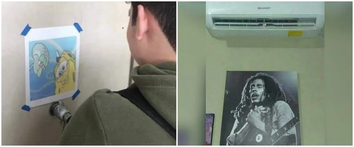 11 Potret lucu posisi gambar pas sama momennya, bikin insecure deh