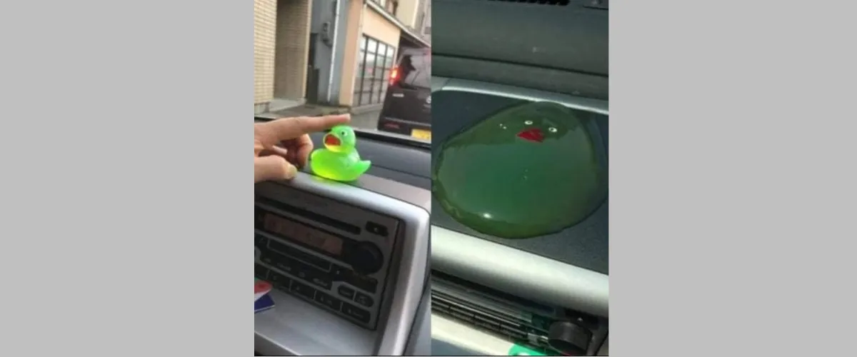 11 Potret benda meleleh kena sengatan panas matahari, jadi absurd