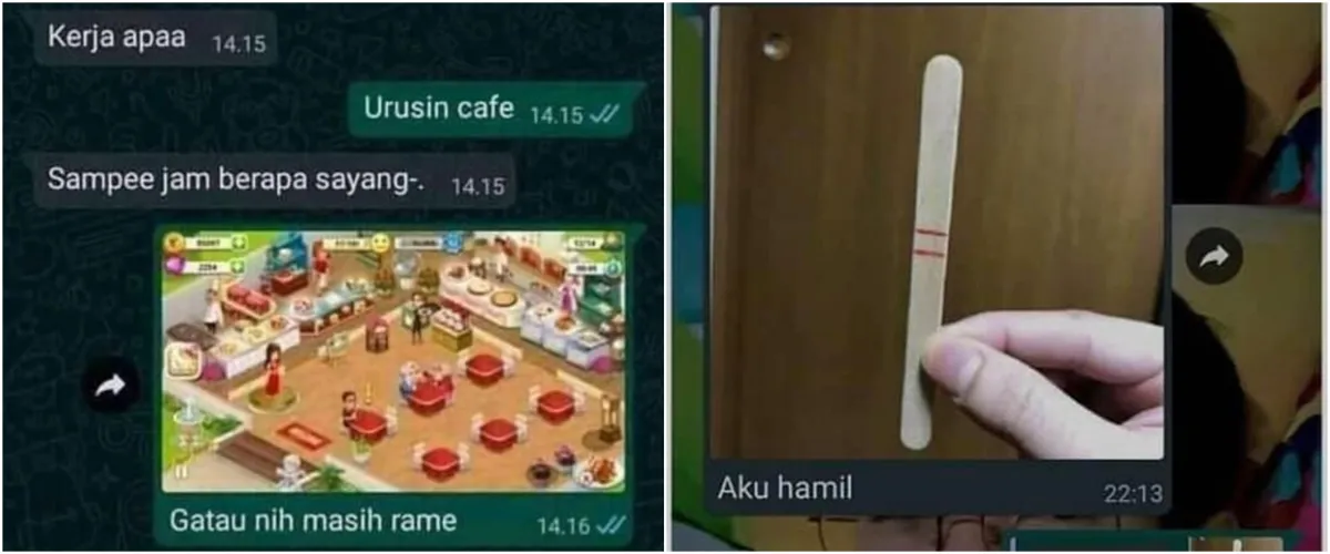 Jadi huru-hara, 11 chat lucu ngerjain pacar ini bikin deg-degan