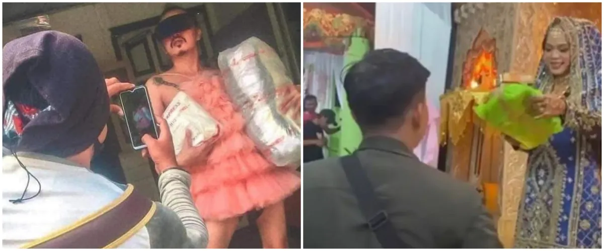 15 Momen lucu saat orang saat terima paket ini posenya bikin tepuk jidat, absurd abis