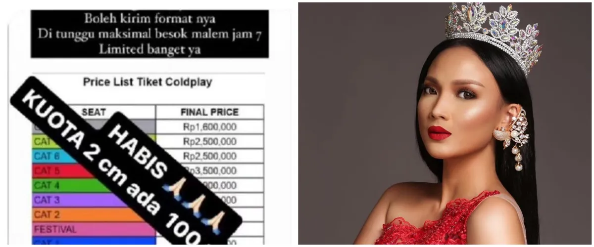 Ngaku kenal orang dalam, ini 11 potret finalis Puteri Indonesia yang viral jadi calo tiket Coldplay