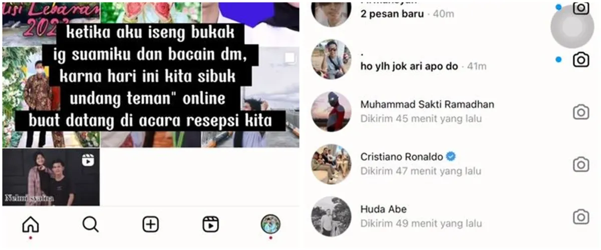 Sebar online undangan pernikahan, wanita ini dibuat ngakak saat lihat isi DM Instagram calon suaminya