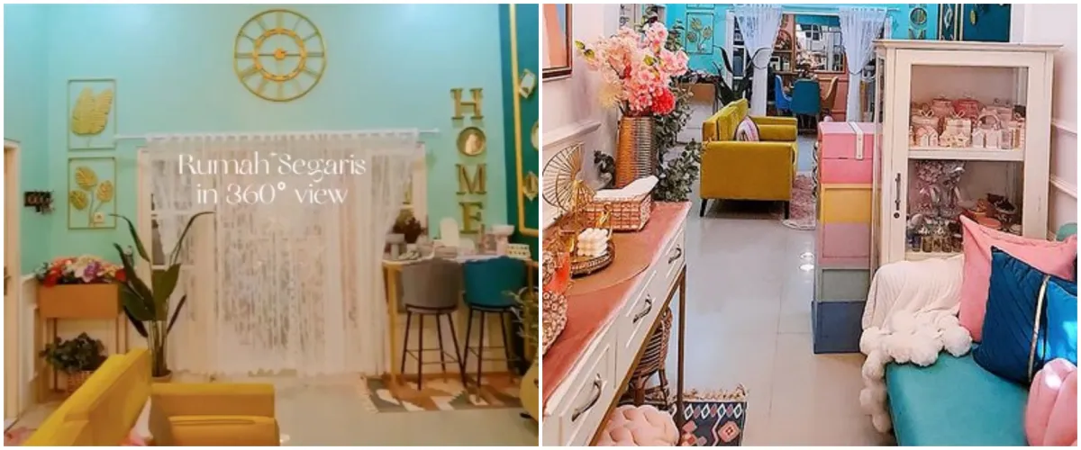 Tak disangka rumah segaris terlihat sumpek banyak perabot dalamnya Instagramable pol, ini 9 potretnya