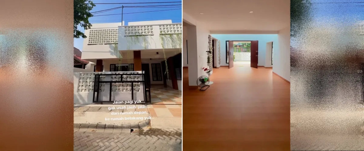 Muat diisi 100 orang, 9 potret rumah gedong ini dalamnya luas bak lapangan sepak bola