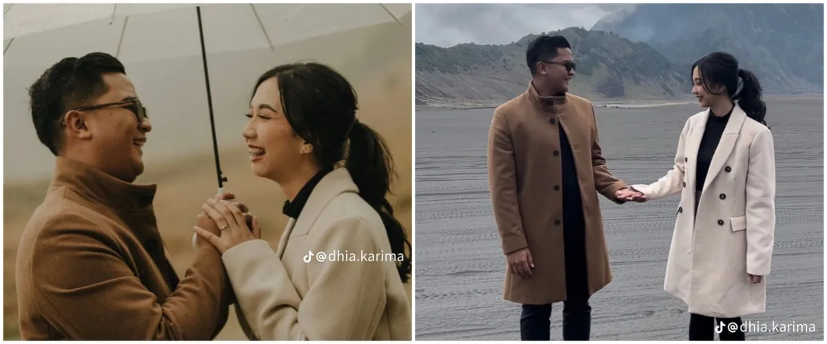 Outfitnya plek ketiplek, wanita ini dituduh jadi pemicu kebakaran Bromo gegara konsep prewedding mirip