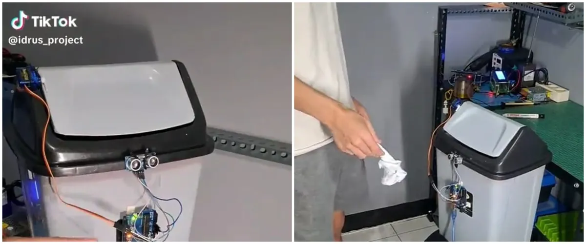 Pria ini rakit tong sampah pakai Chat GPT jadi canggih, anak teknik auto nostalgia pas lihat