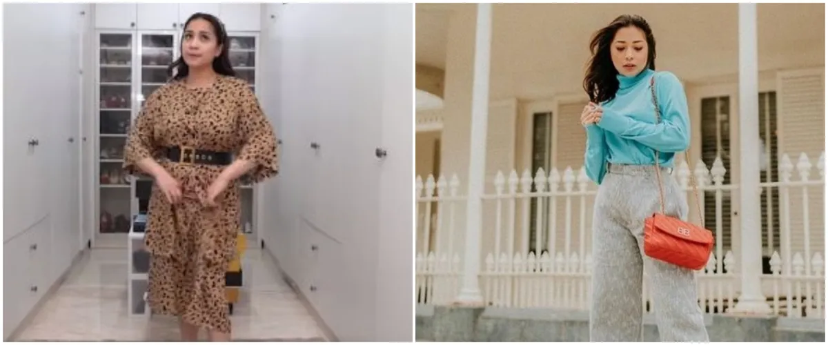 Gaya 9 seleb tetap stylish pakai baju Rp 100 ribuan, Hesti Purwadinata kece berkebaya saat kondangan