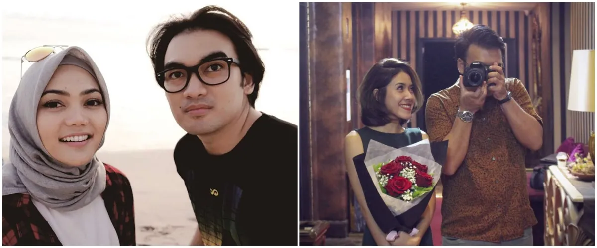 Sudah move on dari bayang mantan, begini 11 potret terkini mantan suami Rina Nose bareng istrinya