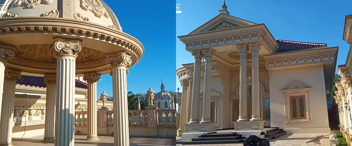 Modal rongsok bisa bangun rumah mewah Rp 3 miliar, ini 11 potret megahnya hunian sultan di Madura