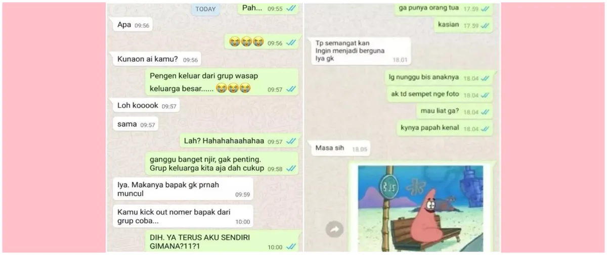 11 Chat lucu curhat ke bapak ini absurd abis, endingnya kesal sendiri