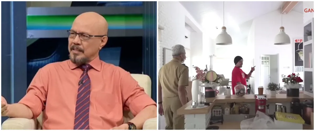 Dulu miskin kini rumahnya bak vila di lereng gunung, 9 potret dapur Andy F Noya ini bikin salah fokus