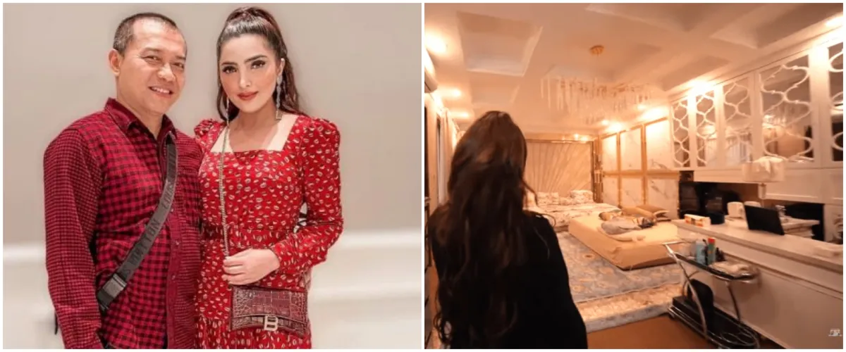 11 Potret kamar Anang dan Ashanty ini dilengkapi teknologi canggih, gordennya pakai remote control