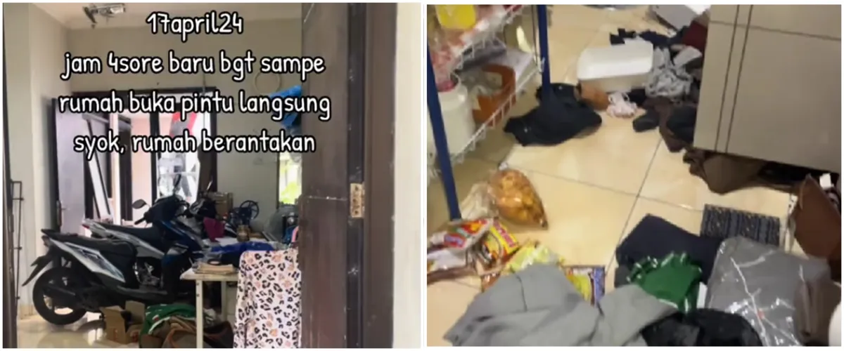 Viral rumah ditinggal mudik dibobol maling tapi sepeda motor tak dicuri, alasannya tak terduga