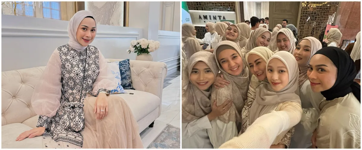 8 Momen Ira Nandha di halalbihalal Kajian Musyawarah, kehadiran suami yang pernah selingkuh disorot