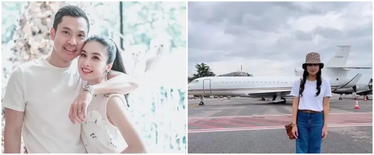 6 Momen dua tahun lalu Sandra Dewi pamer jet pribadi, kini aset hartanya itu diselidiki Kejagung
