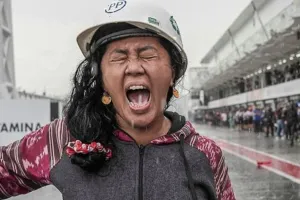 Rara Isti Wulandari pawang hujan di Sirkuit MotoGP Mandalika