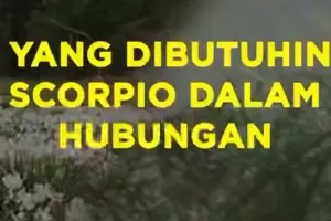 Yang Dibutuhin Scorpio Dalam Hubungan