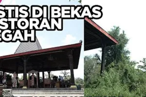 Kami merekam restoran saat berfungsi dan kini terbengkalai