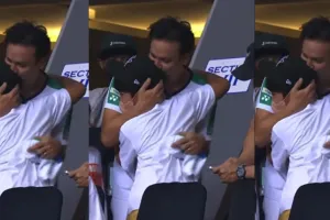 Momen manis Vincent peluk anak dan istri usai kalahkan Valentino 