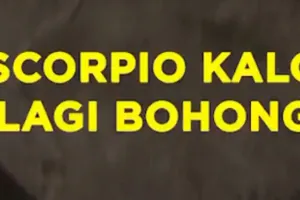 Scorpio Kalo Lagi Bohong