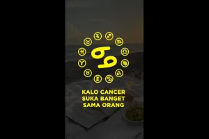 Kalo Cancer lagi suka banget sama orang itu...