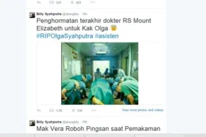 Teka-teki akun Twitter pengunggah foto hoax penghormatan untuk Olga