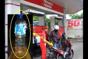 Banyak motor mendadak macet, SPBU ini diduga oplos premium dan solar