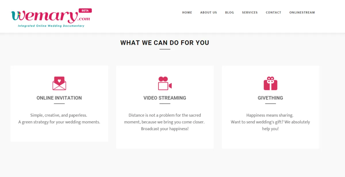 Keren, kini kamu bisa datang ke resepsi secara online