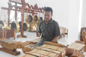 Tak pernah belajar gamelan, kini Legiyono jadi eksportir gamelan