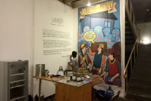 Serunya belajar meracik kopi di pameran seni Biennale Jogja XIII 2015