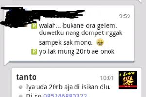 Hati-hati, modus baru penipuan lewat BBM mengintai!