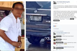 Ditegur asap rokok, pria ini malah ancam membantai penegur, arogan..