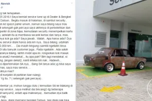 Bawa mobil tua, pria ini ditolak servis di bengkel resmi