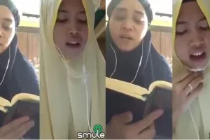 Suara dua gadis mengaji via Smule ini bikin merinding...
