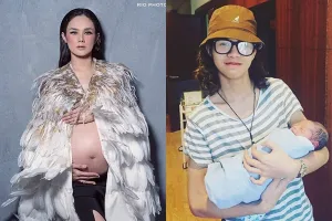 Foto Dul gendong adik barunya bikin terharu deh, selamat ya! 