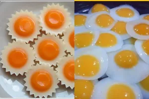 Unik! Ini resep puding telur ceplok,  bikin yuk buat menu buka puasa