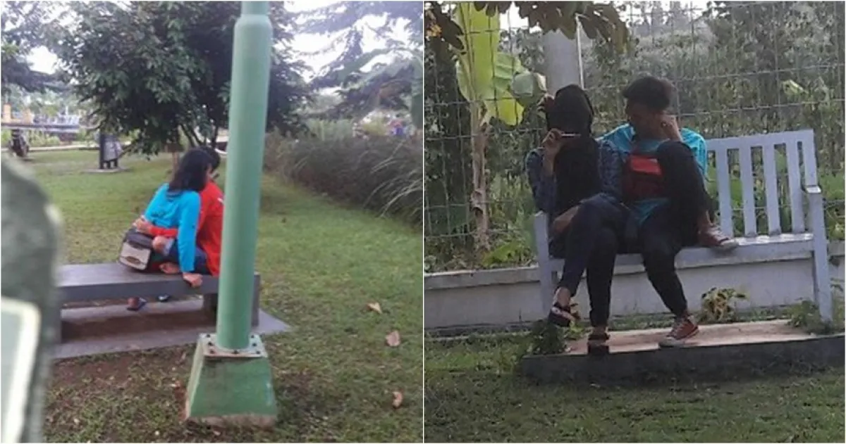 Pasangan bocah asyik pacaran di bulan Ramadan bikin netizen prihatin