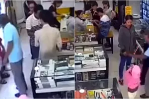 Pria ini pukul dan tampar dua bocah di depan umum, duh tega banget