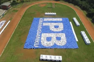 7 Mozaik penerimaan mahasiswa baru IPB ini raih rekor dunia