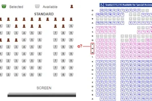 Ini penyebab kenapa deretan kursi di bioskop tak ada huruf 'I' dan 'O'