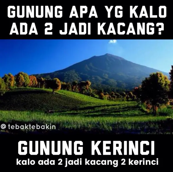 Meme tebak-tebakan receh bikin senyum-senyum © Istimewa Meme tebak-tebakan receh bikin senyum-senyum © Istimewa