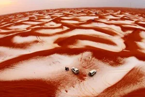 Saudi Arabia turun salju, netizen heboh