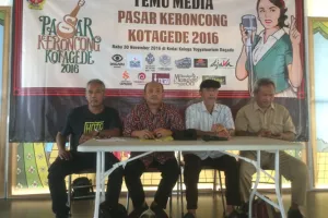 Yuk nonton pasar keroncong di Kotagede Jogja, meriah dan menghibur lho