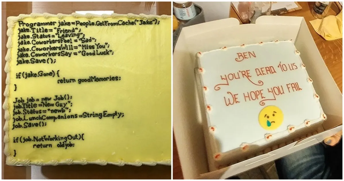 15 Kue perpisahan teman sekantor ini so sweet banget, bisa ditiru nih