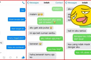 Percakapan ditipu akun palsu cewek cantik ini lucu tapi bikin nyesek