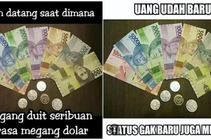 10 Meme uang rupiah baru ini akan bikin kamu nyengir kuda, cubanget