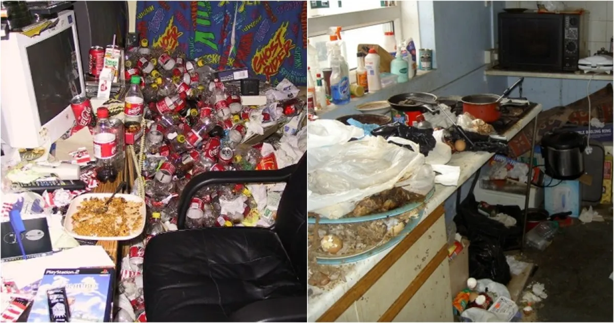 14 Foto bukti rumah ini isinya jorok banget, bikin mual-mual