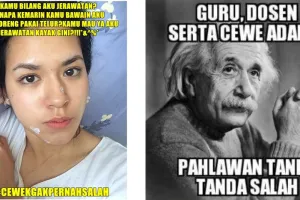 Cewek mana pernah salah, 10 meme kocak ini buktinya